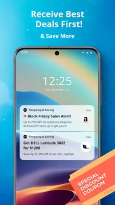 Shopping & Savings Home Screen android App screenshot 1